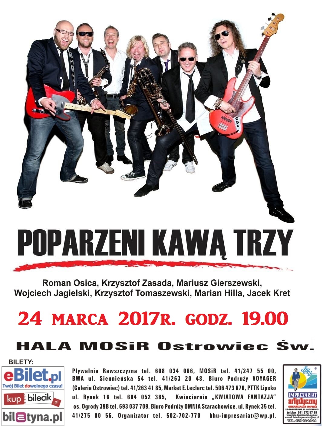 Plakat Poparzeni Kawą Trzy