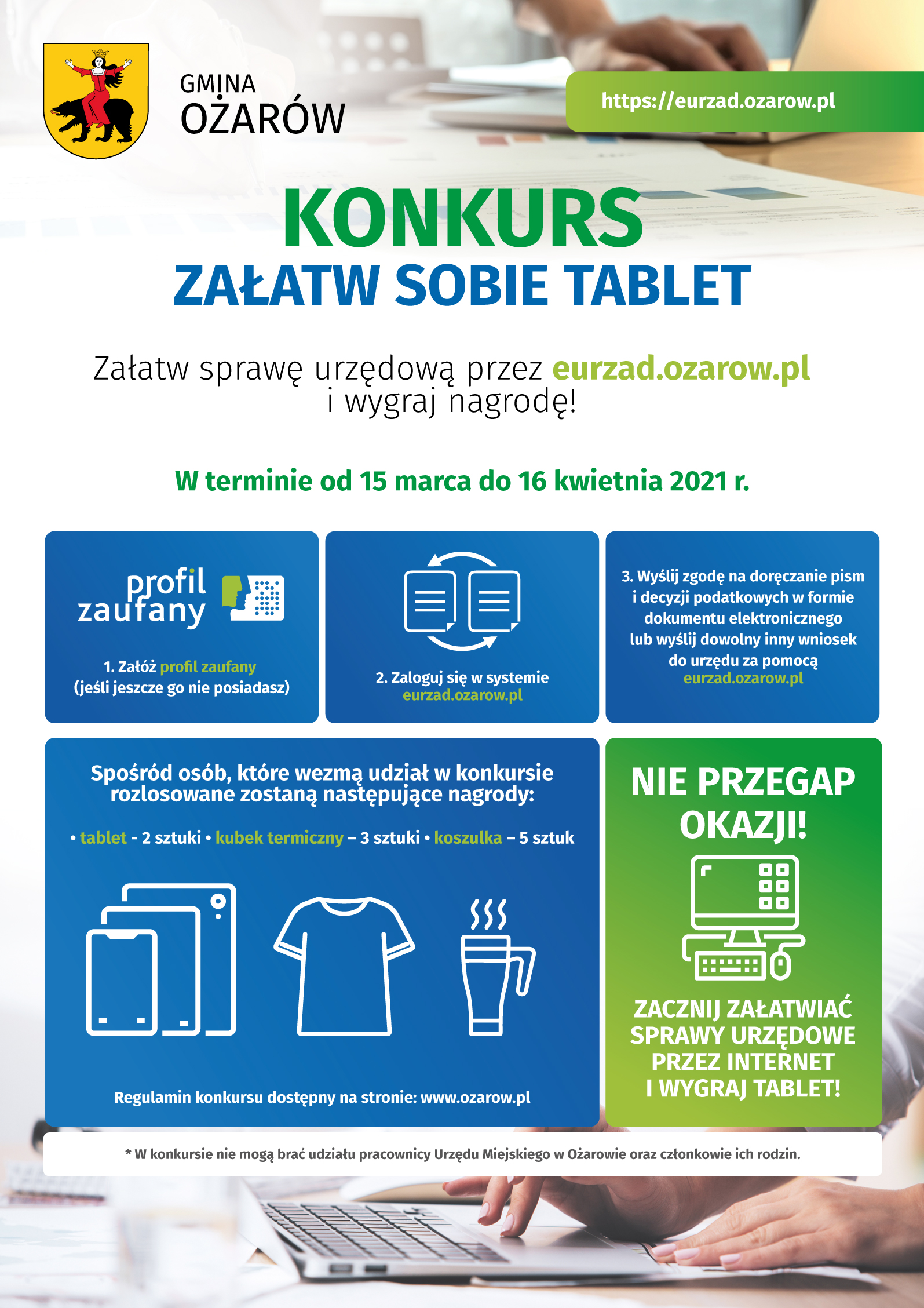 Ulotka konkurs Załatw sobie tablet